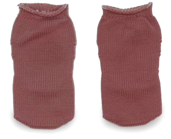 Asi poppenkleding sokken roze - pop accessoires polyester.