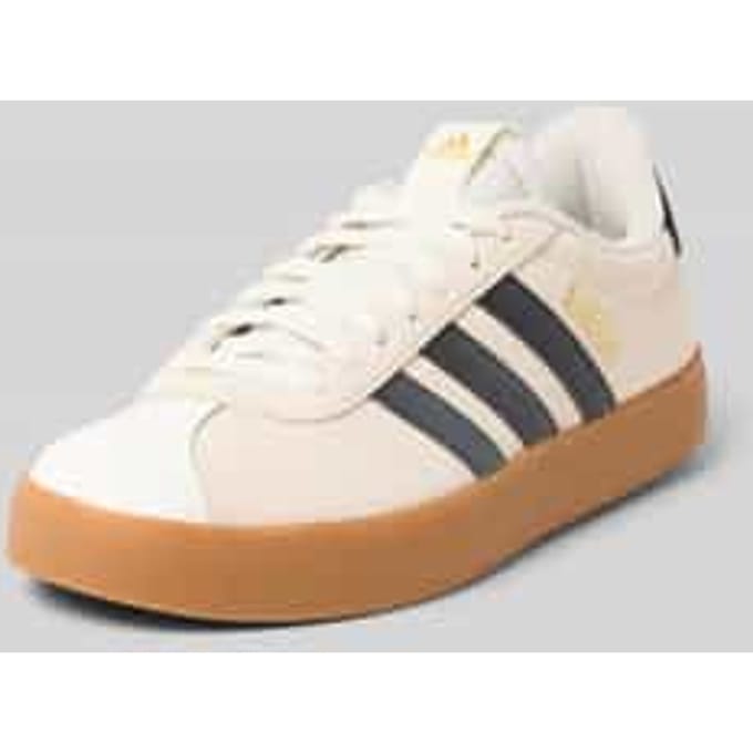 Sneakers van leermix met logostitching, model 'VL COURT 3.0'