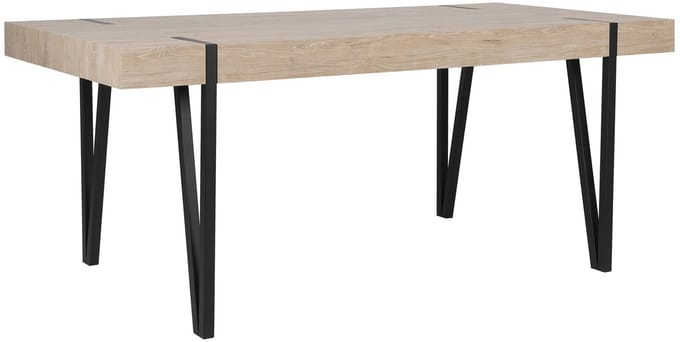 ADENA - Eettafel - Lichte houtkleur - 90 x 180 cm - MDF