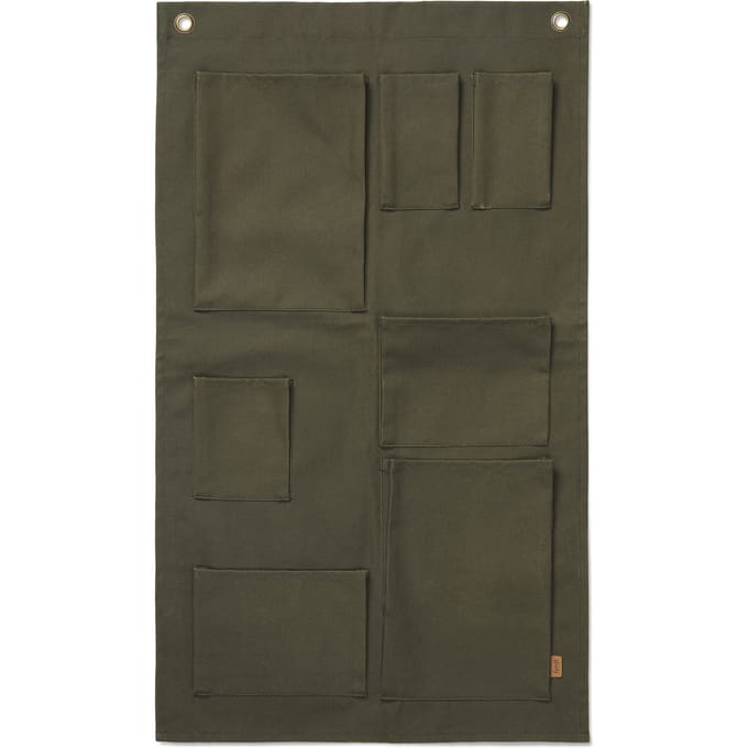 Ferm Living - Bark Garden Wall Storage - groen
