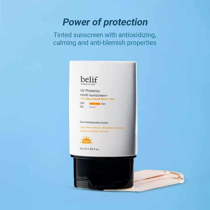 [belif] UV Protector multi sunscreen+ 50ml white