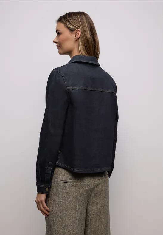 Denim overhemd blouse