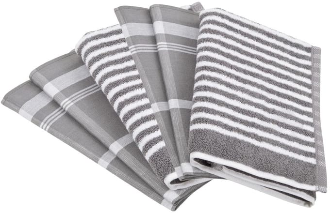 Ross Sonstiges 4 X theedoek- 2 X keukenhanddoek - in set 6 pack Exclusiv