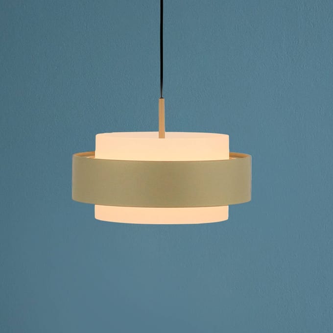 SCHÖNER WOHNEN LED hanglamp Elmo, Sandbrise, 1-lamp, 3000 K