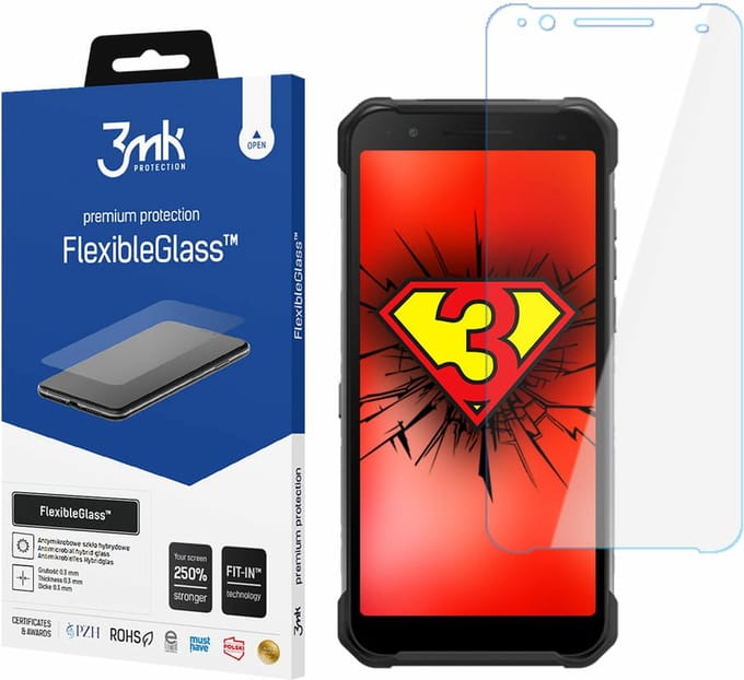 3mk FlexibleGlass hybrid glass on Hammer Construction