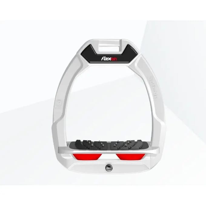 Veiligheidsstijgbeugels Inclined Ultra Grip Wit/Grijs/Rood Flex-On Safe-On