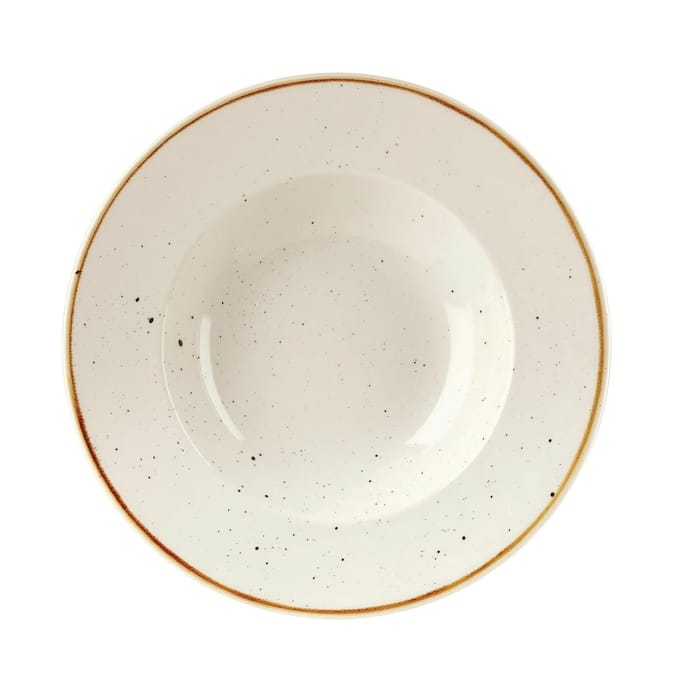 Churchill Stonecast Barley White Kom Met Brede Rand Medium 23.88cm (12 stuks)