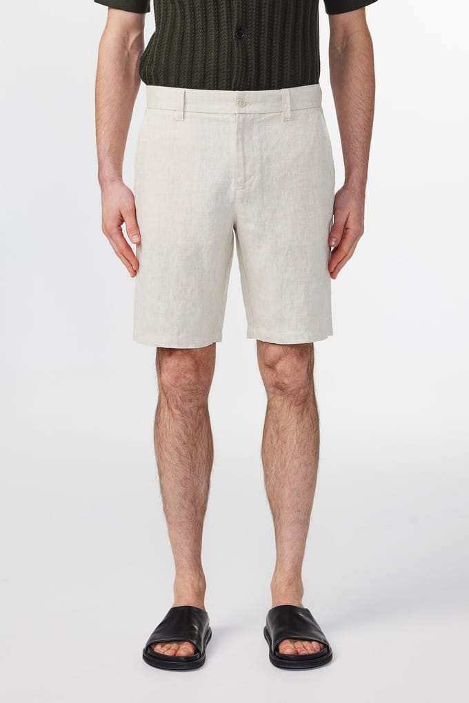 NN.07 Crown Shorts Oat Größe: W29 | Kurze Sporthosen Outlet | Herren