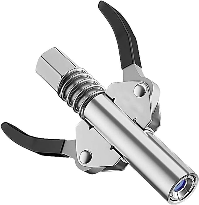 Adapter Smeergereedschap - Vetspuit Koppeling - Machine Onderhoud - 17000 PSI Druk - 9 cm Lengte - Metaal