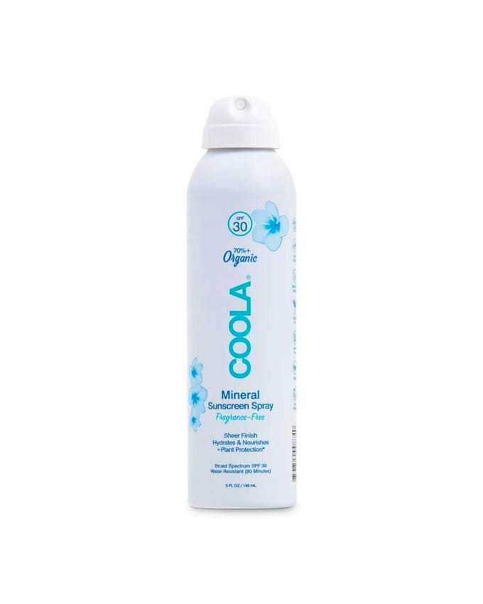 Coola Zinc Oxide Sunscreen Spray SPF30 Fragrance Free 148 ml