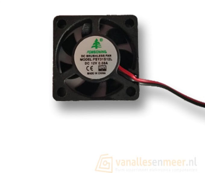12V cooling fan 30x30x10