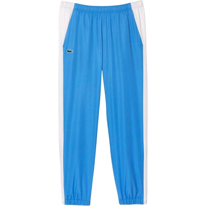 Lacoste Tapered trainingsbroek voor heren met kleurblokken (Etherisch)