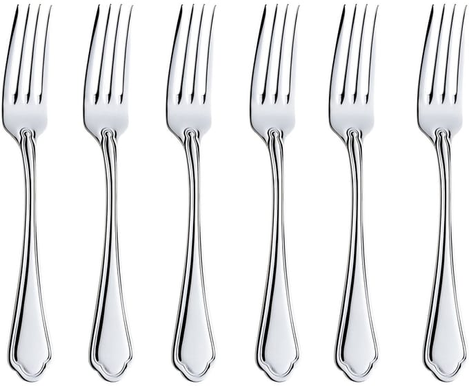 Bonna Dessertvork - Alba - RVS - 17.9 cm - set van 6