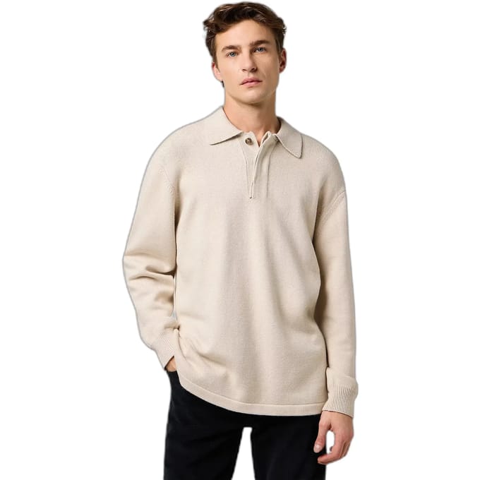 Wrangler 112371530 Regular Fit Trui Beige M Man