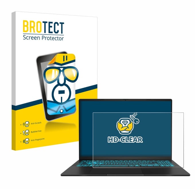 BROTECT - Screenprotector voor ASUS V16 V3607 - Folie Beschermfolie transparant