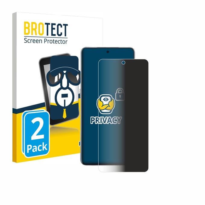 BROTECT - privacy screenprotector voor Oppo Find X8s+ - Folie Beschermfolie Blauwlichtfilter 2 Stuks