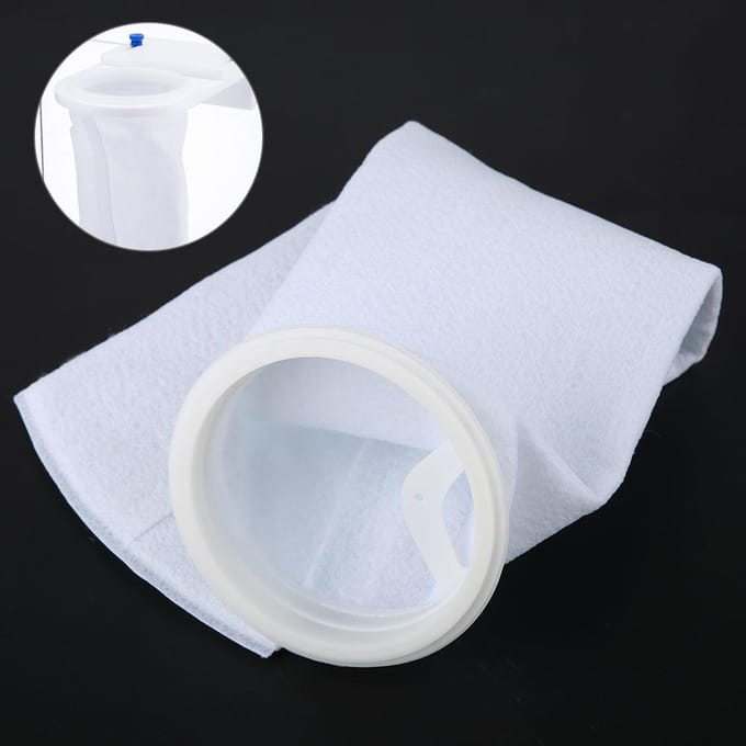 Visbakfiltersok Aquariumfilterzakken met houder white