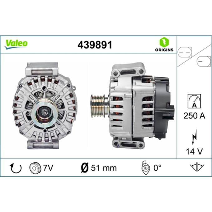 Driefasige generator VALEO 439891