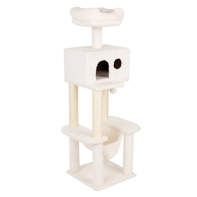 La Digue II Krabpaal Wolwit H142 x L61 x B42 cm