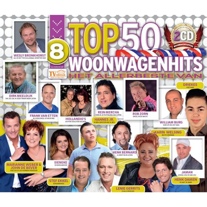 Woonwagenhits Top 50 Deel 8 - CD