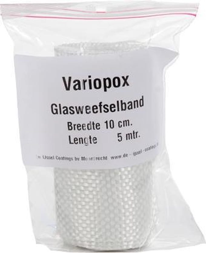 Variopox - Glasweefselband 10 cm - 5 m