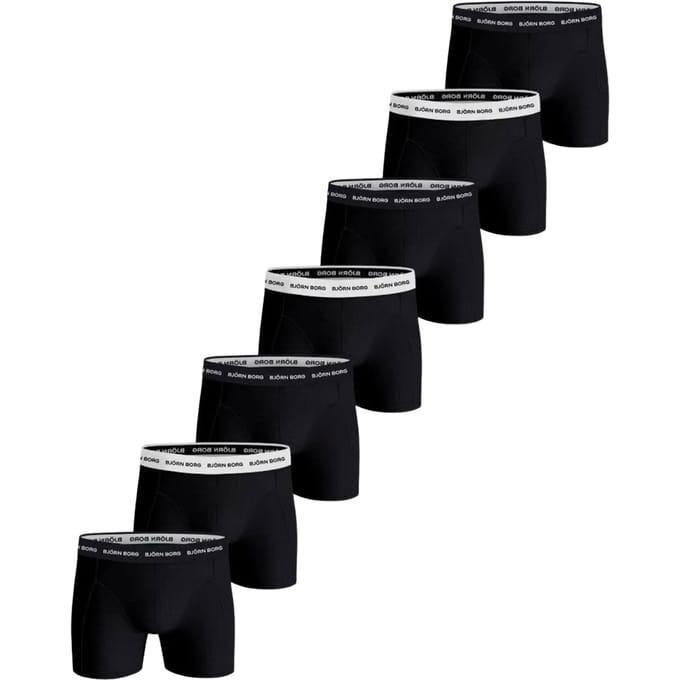 Björn Borg Cotton Stretch Boxershorts Heren (7-pack) - Maat S