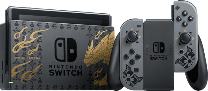 Nintendo Switch Console - Monster Hunter Rise Limited Edition