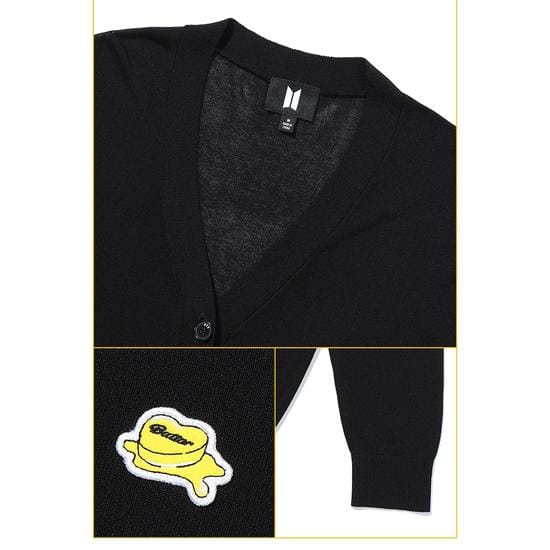 BTS BUTTER Vest S black