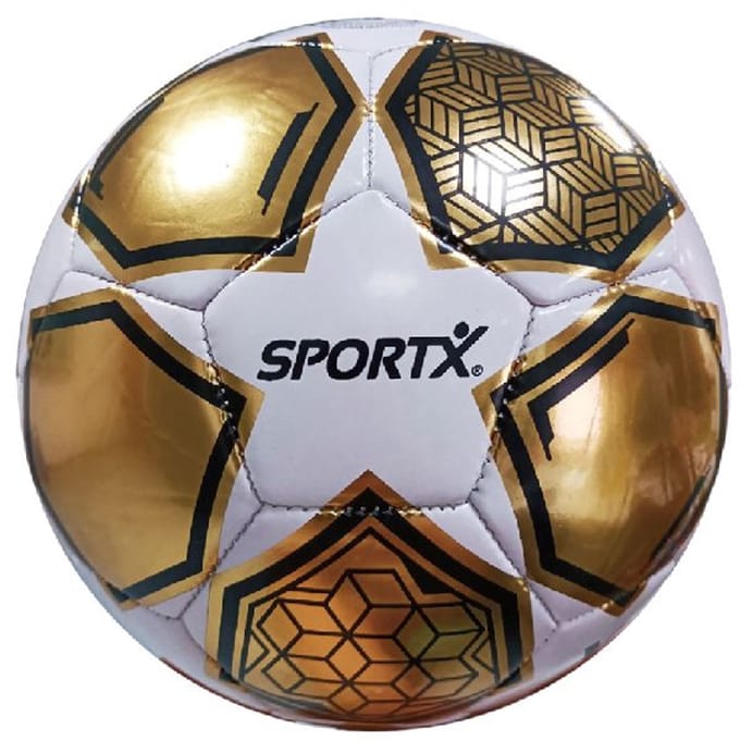 SportX Mini Voetbal Gold White Star 160-180 gr