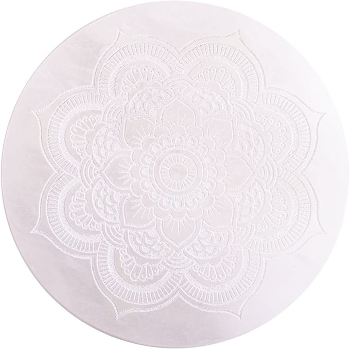 Wierookhouder witte Mandala