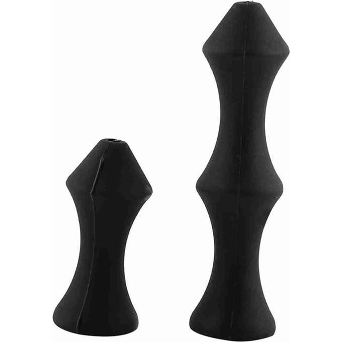 Ensemble de Protège-Doigts en Silicone pour Corde d'Arc pour Chasse à l'Arc, Protège-Doigts de Corde(bleu) noir