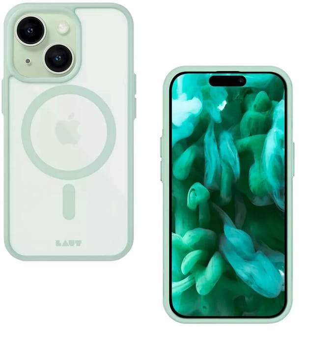 Laut Huex Protect Magsafe hoes iPhone 14 Plus/15 Plus, Groen