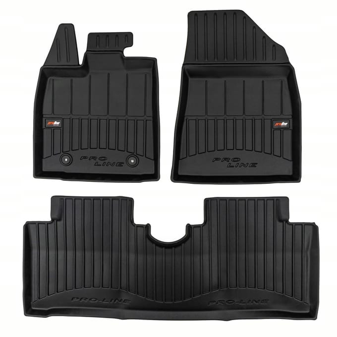 Frogum Elasto 3D - Automatenset - Geschikt voor BYD Dolphin Hatchback vanaf 2021 - TPE Rubber - Hoge Rand 6cm