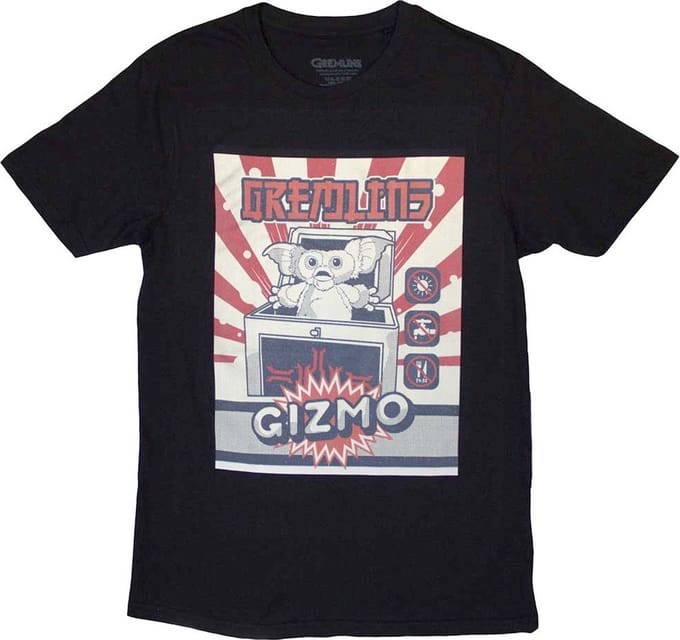 Gremlins - Gizmo Japanese Advert Heren T-shirt - M - Zwart