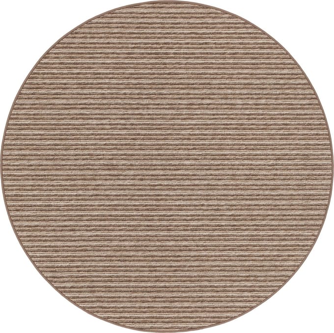 Snapstyle Gestreept Berber vloerkleed Marta rond