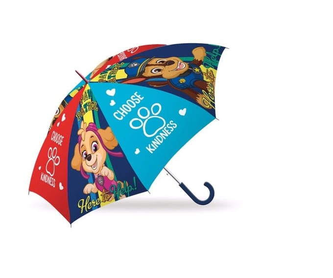 Paw Patrol paraplu voor kinderen 45 cm - automatisch openen - Skye en Chase - polyester en metaal