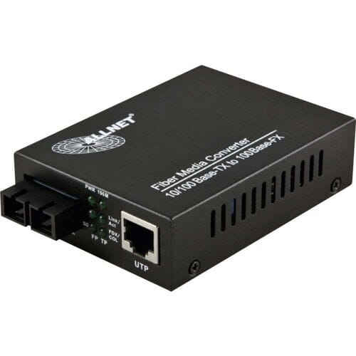 Allnet ALL-MC102-SC-MM LAN, SC Simplex Netwerk mediaconverter 100 MBit/s
