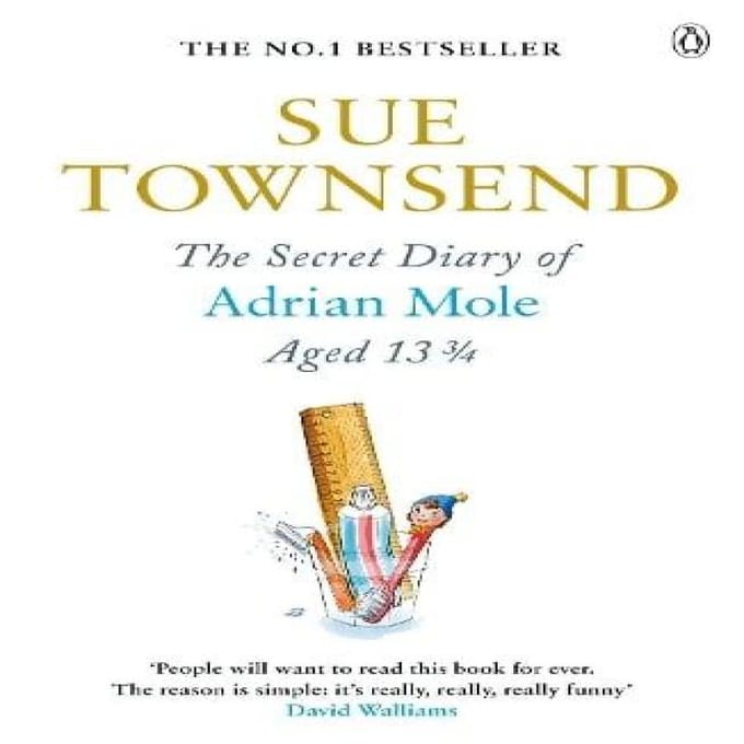 Het geheime dagboek van Adrian Mole 13 3/4 jaar oud door Sue Townsend Paperback Boek 9780141046426