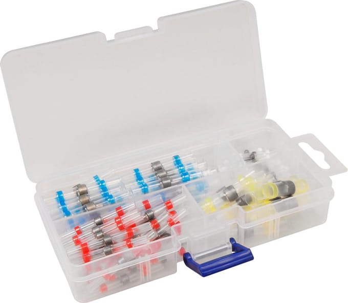 Soldeerhulzen assortimentsbox - 100 stuks
