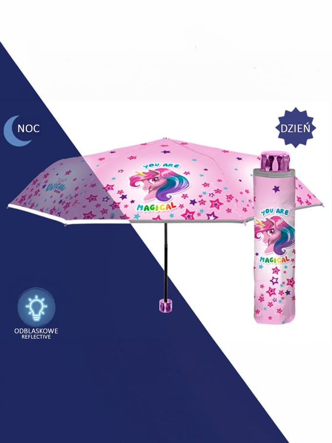 Perletti Kinderparaplu Eenhoorn Roze - Veilig & Magisch