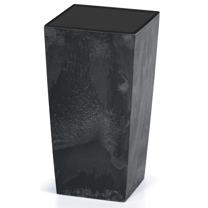 Prosperplast Bloempot Beton Design 91L Antraciet, 40 x 40 x 75 cm