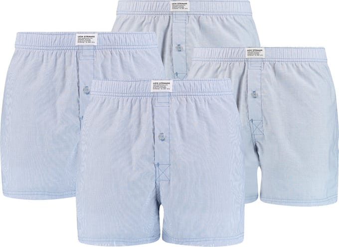 4 PACK Levis geweven webshorts voor heren, boxershorts, onderbroeken