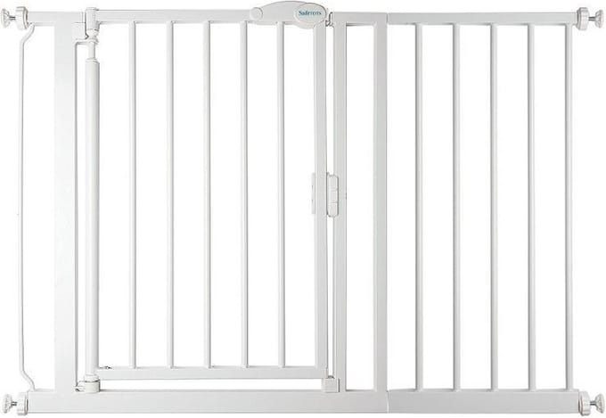 Safetots Self Closing Klemhek, Traphekje, 111cm - 118cm, Wit
