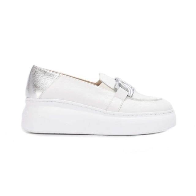Wonders Begin - dames moccasin - Wit - maat 42 (EU) 9 (UK)