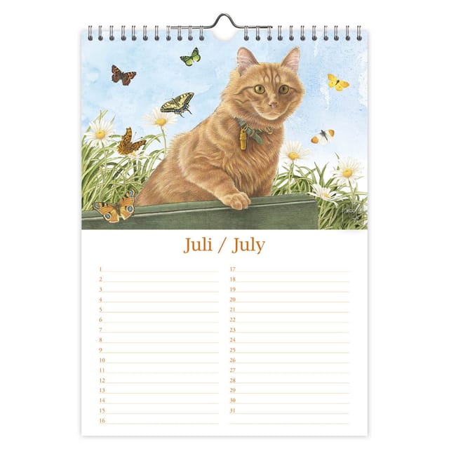Franciens Katten verjaardagskalender Jeroen - A4