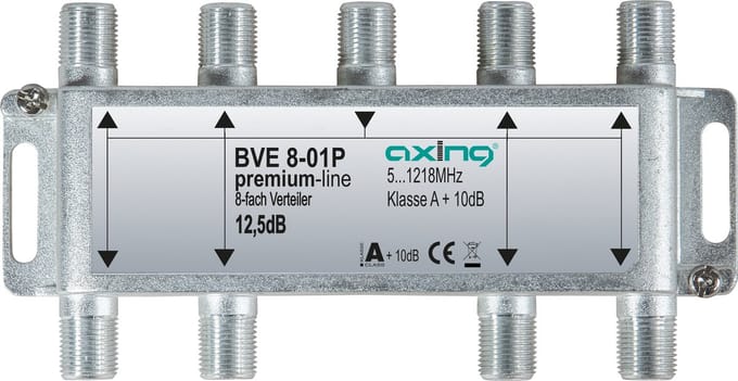 Axing Kabel-TV verdeler 8-voudig 5 - 1218 MHz