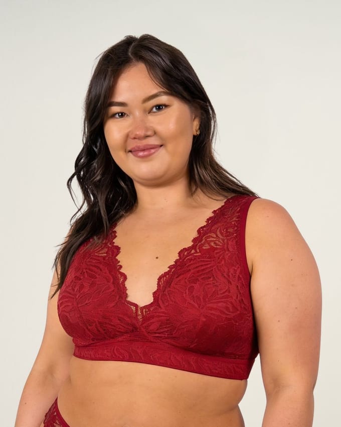 Moodies menstruatie ondergoed - Bralette lace - maat XXL