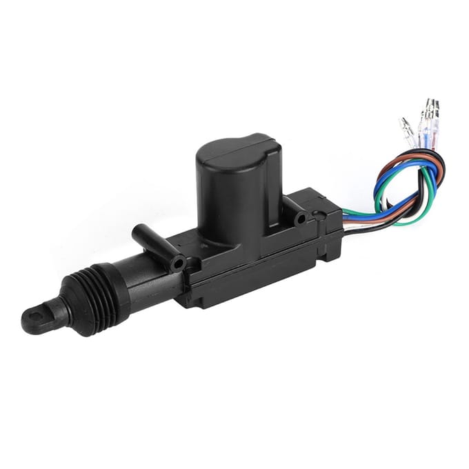 5 Draads Deur Hoofd Solenoïde Actuator Motor Popper Centrale Automatische Vergrendeling Universele Onderdelen black