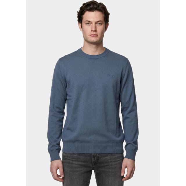 BOSS Black Pullover heren Blauw Upacas-L 10277287 01 50556344/468