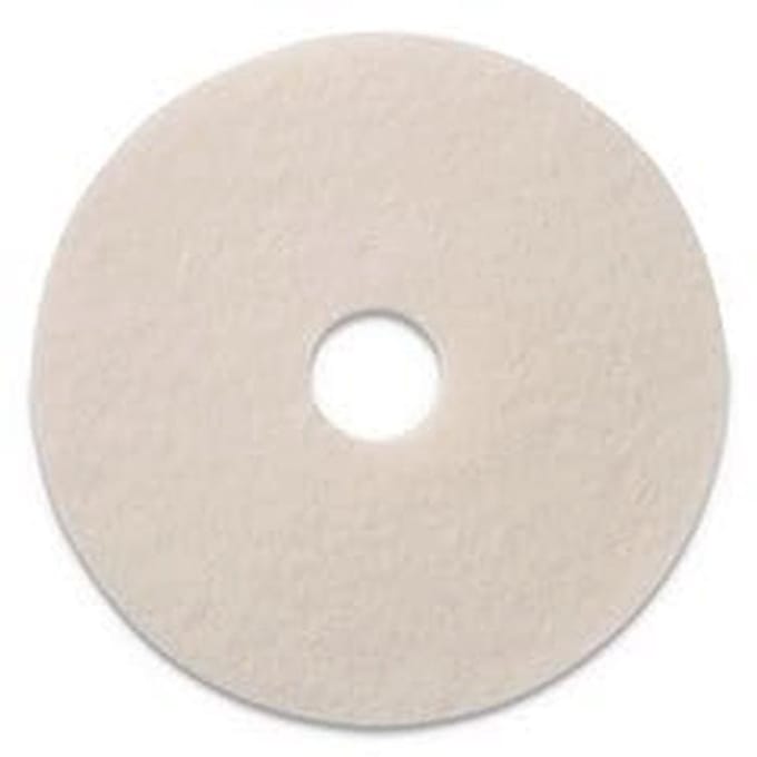 20 inch Witte Polijstpad - Set van 5 voor Vloeronderhoud